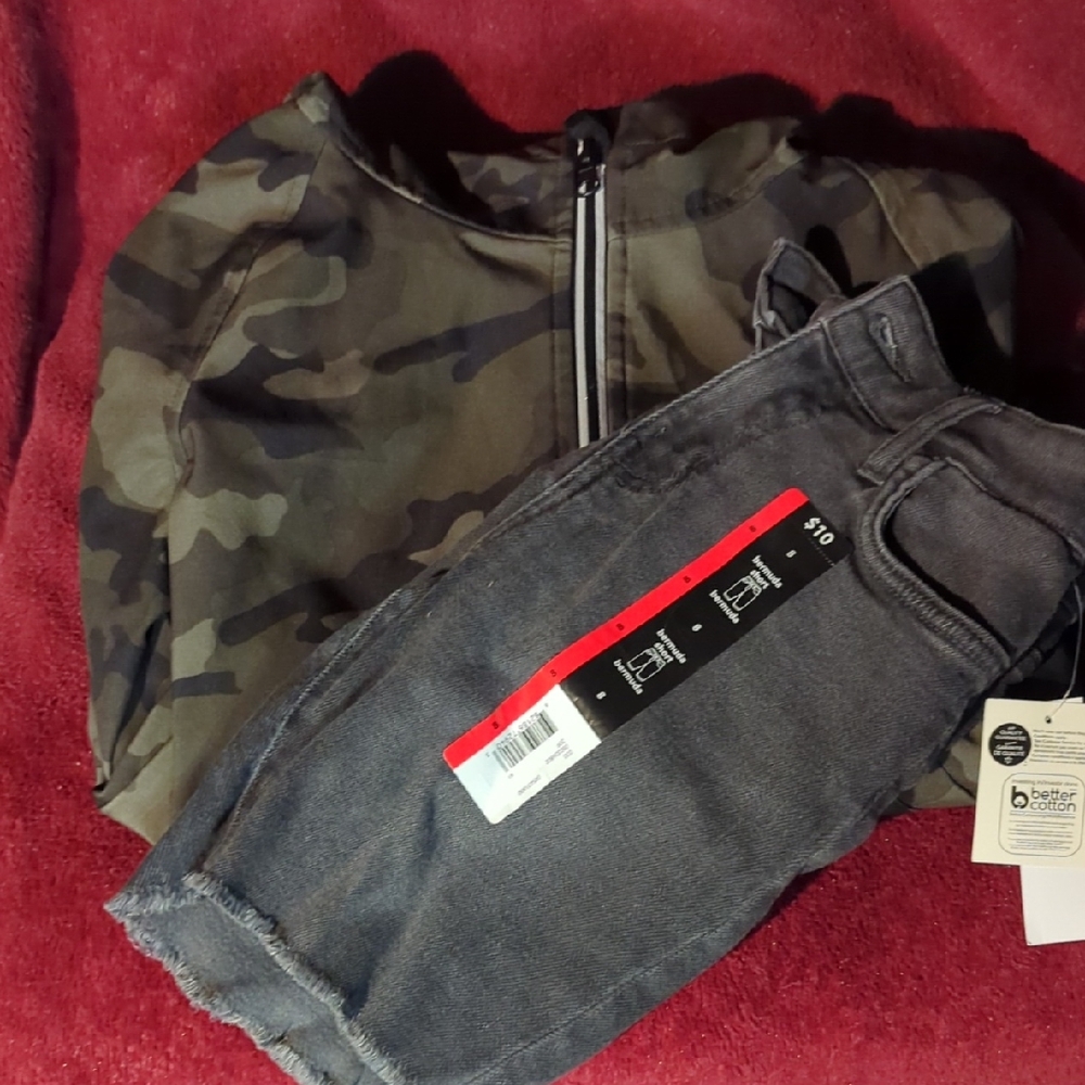 Kids Camouflage Puffer Jacket